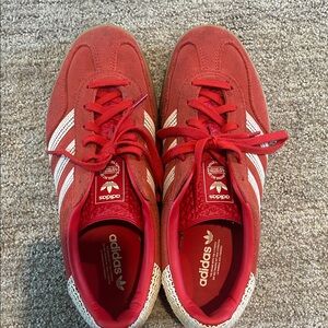 Adidas Scarlet Trainers with White Accents